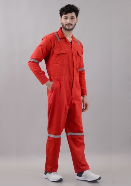 1    Red 200 GSM Industrial Uniform