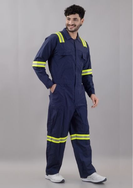2” Navy Blue  240 FR GSM Industrial Uniform