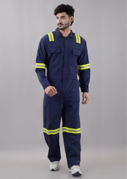 2    Navy Blue  240 IFR GSM NOMEX Industrial Suit