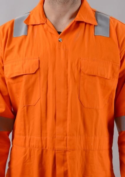 2” Orange  240 GSM Industrial Uniform