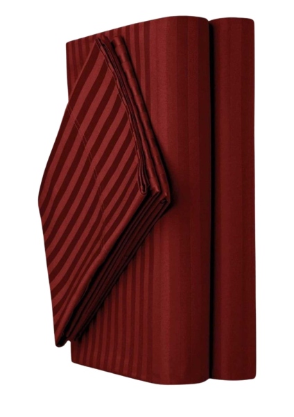 Bed Sheet  With Pillow Cover   Marroon Bed Linen / Bath / Blankets