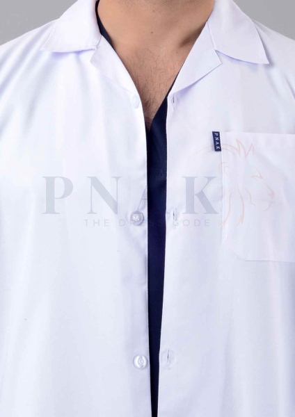 Dr Apron Full Sleeves Yogi White Full Sleeves