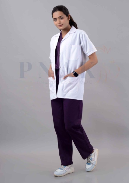 Dr Apron Half Sleeves Yogi  UNISEX Dr  Aprons