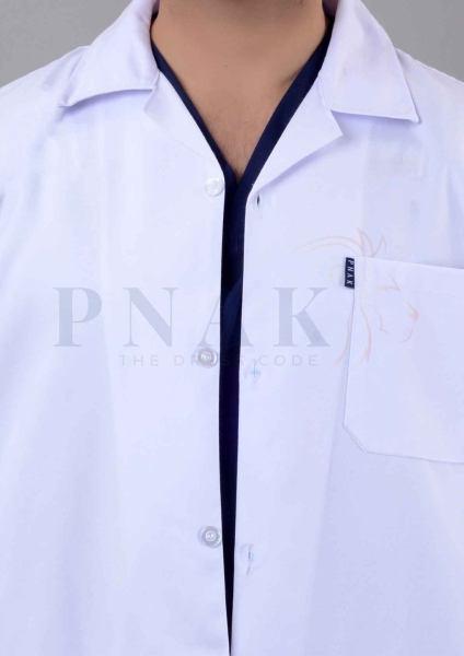 Lab Coat Full Sleeves Knee Length White    Knee Length Full Sleeves