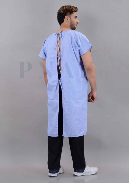 Patient Gown Back Tie Unisex Patient Range