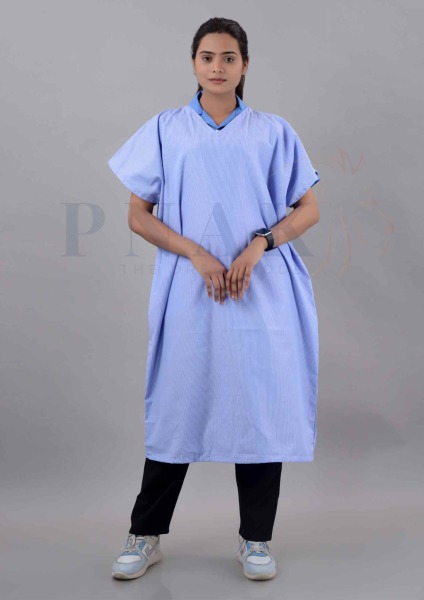 Patient Gown Back Tie Unisex  Patient Gown