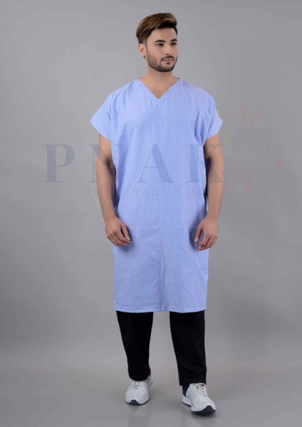 Patient Gown Back Tie Unisex  Patient Gown