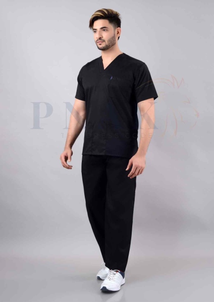 Scrub Suit Lycra Black Scrub Suits Lycra