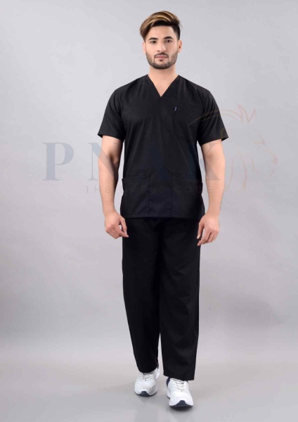 Scrub Suit Lycra Black Scrub Suits Lycra