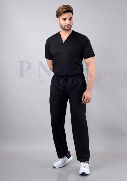 Scrub Suit Lycra Black Scrub Suits Lycra
