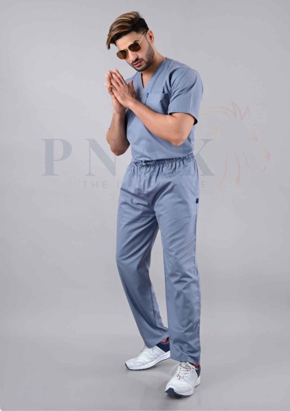 Scrub Suit Lycra  Light Grey  Scrub Suits Lycra