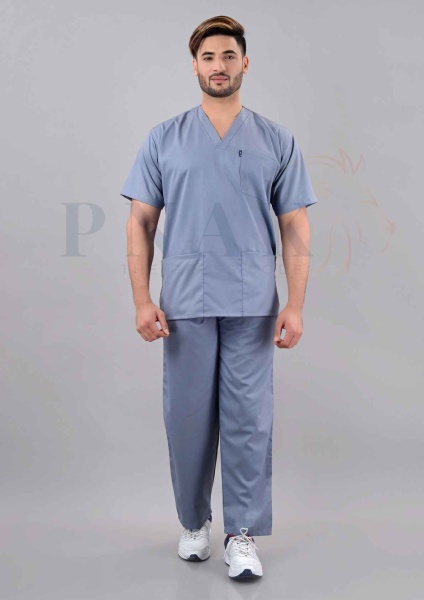 Scrub Suit Lycra  Light Grey  Scrub Suits Lycra