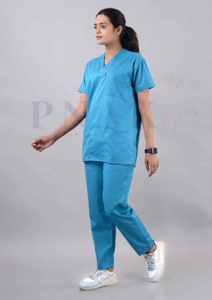 Scrub Suit Lycra Turquoise  Scrub Suit Lycra She