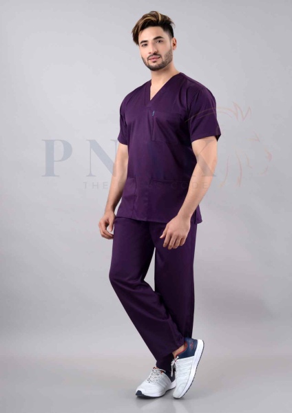 Scrub Suit Lycra Wine Scrub Suits Lycra