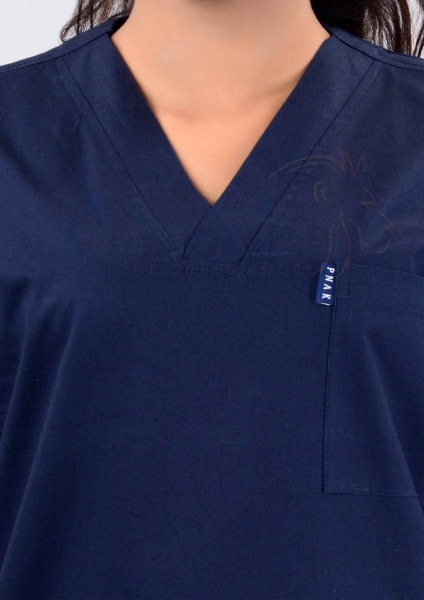 Scrub Suit  Premium Cotton  Deep Blue Pure Premium Cotton She