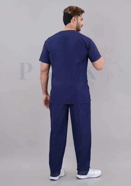 Scrub Suit Ramco Deep Blue  Scrub Suits - MEN