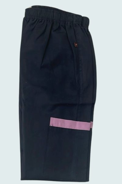 Scrub Suits Black with Pink Piping Scrub Suit - Offers