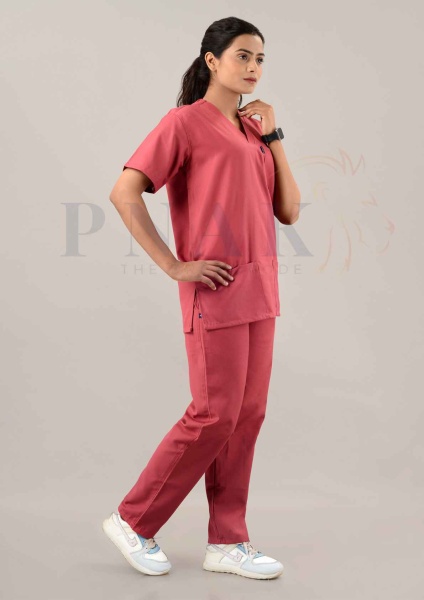 Scrub Suits Classic Cherry   Scrub Suit - WOMEN