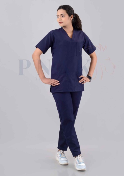 Scrub Suits Classic  Deep Blue  Scrub Suit - WOMEN