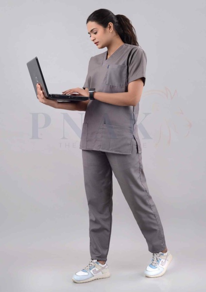 Scrub suits classic steel grey  Scrub Suits Classic She