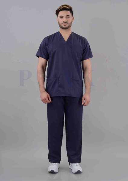 Scrub Suits Lycra Deep Blue  Scrub Suits Lycra