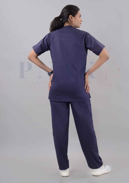 Scrub Suits Lycra Deep Blue  Scrub Suit Lycra She