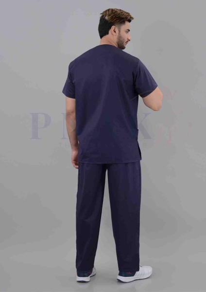 Scrub Suits Lycra Deep Blue  Scrub Suits Lycra