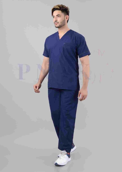 Scrub Suits Yogi Deep Blue Scrub Suits - MEN